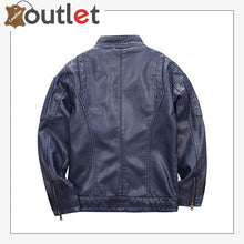 Laden Sie das Bild in den Galerie-Viewer, New Simple Studded Leather jacket For Men