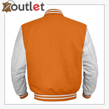 Laden Sie das Bild in den Galerie-Viewer, New Stylish Varsity Leather jacket For Women