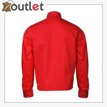 Laden Sie das Bild in den Galerie-Viewer, Red Fashion Leather Slim Fit Jacket For Mens