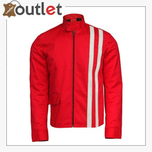 Laden Sie das Bild in den Galerie-Viewer, Red Fashion Leather Slim Fit Jacket For Mens