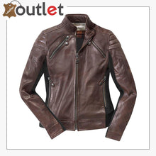 Laden Sie das Bild in den Galerie-Viewer, Semnan Ladies Motorcycle Leather Jacket