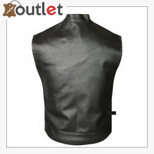 Laden Sie das Bild in den Galerie-Viewer, Stylish Classic Design Leather Vest For Men