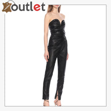 Laden Sie das Bild in den Galerie-Viewer, Unique Style Leather skinny pants