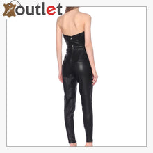 Laden Sie das Bild in den Galerie-Viewer, Unique Style Leather skinny pants