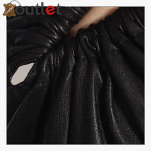 Laden Sie das Bild in den Galerie-Viewer, Unique Style Leather skinny pants