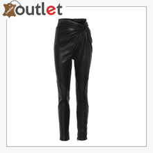 Laden Sie das Bild in den Galerie-Viewer, Unique Style Leather skinny pants