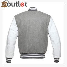 Laden Sie das Bild in den Galerie-Viewer, Varsity Baseball Leather Jacket For Women