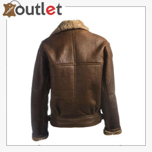 Laden Sie das Bild in den Galerie-Viewer, Women Brown Shearling Leather Jacket