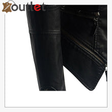 Laden Sie das Bild in den Galerie-Viewer, Winter Motorcycle Pure leather Jacket Women - Leather Outlet