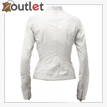 Laden Sie das Bild in den Galerie-Viewer, Women Bomber Genuine Leather Jacket