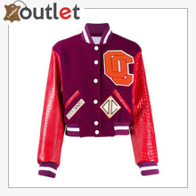 Laden Sie das Bild in den Galerie-Viewer, Women New Sateen Bomber Varsity Jacket - Leather Outlet