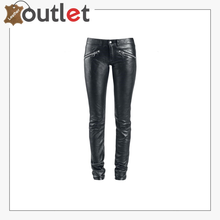 Load image into Gallery viewer, High-rise flared leather pants