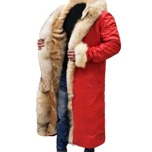 Laden Sie das Bild in den Galerie-Viewer, Santa Claus Leather Coat Leather Outlet