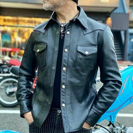 The-Evolution-of-Leather-Shirts-Unveiling-Traditional-to-Contemporary-Designs Leather Outlet