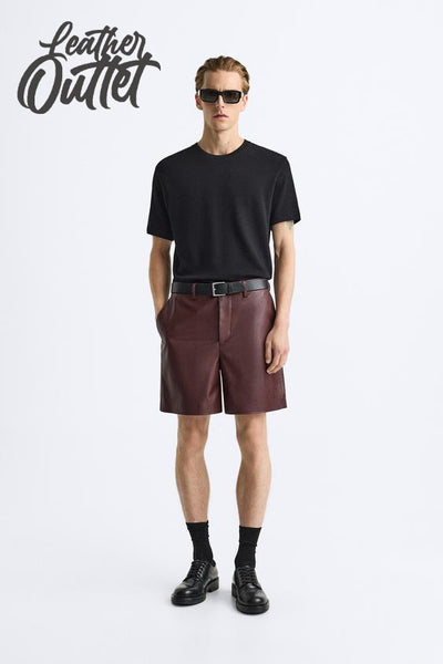What Tops Go Best with Men’s Leather Shorts?
