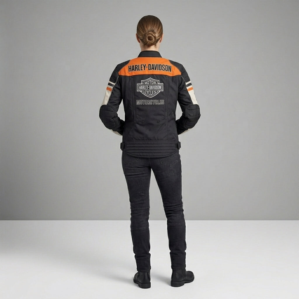 Women's Metonga Switchback Lite Riding Jacket – Leichte Motorradjacke im Harley-Stil