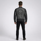 Men’s Willie G Skull Mesh Riding Jacket – Harley Style Breathable Motorcycle Jacket
