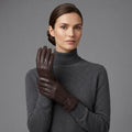 Buy Women's Brown Leather Gloves