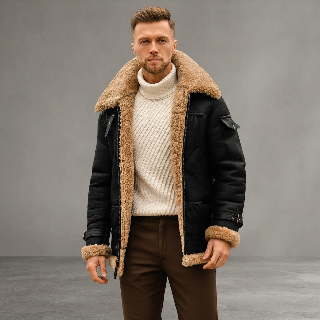 Men's Faux Fur Jacket