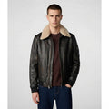 Men's A-2 Aviator Leather Bomber Jacket