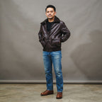 Men's G-1 Military Flight Aviator Bomber Jacket