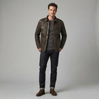 Men's Brown Scully Leather Jacket