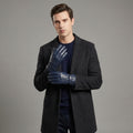 Men's Zinc Leather Gloves - Leather Outlet
