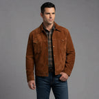 Men's Brown Scully Leather Jacket