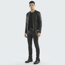 Laden Sie das Bild in den Galerie-Viewer, Men’s Leather Biker Pants – Motorcycle Riding Pants
