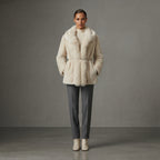 Women's White Shearling Jacket