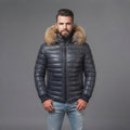 Men's Grey Puffer Jacket