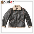 Aviator Bomberjacke B3 aus echtem Shearling Lammfell