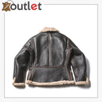 Aviator Bomberjacke B3 aus echtem Shearling Lammfell