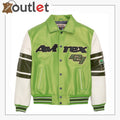 Avirex Collegejacke im Grünton