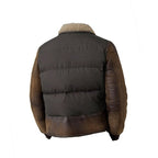 Herren B3 Vintage Braune Shearling Lederjacke
