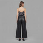 Women's Black Leather Pant