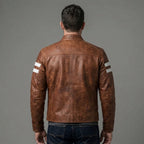 Men's Red Leather Jacket