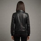 Women's Black Leather Jacket