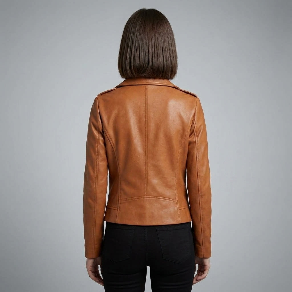 Women's Brown Leather Jacket