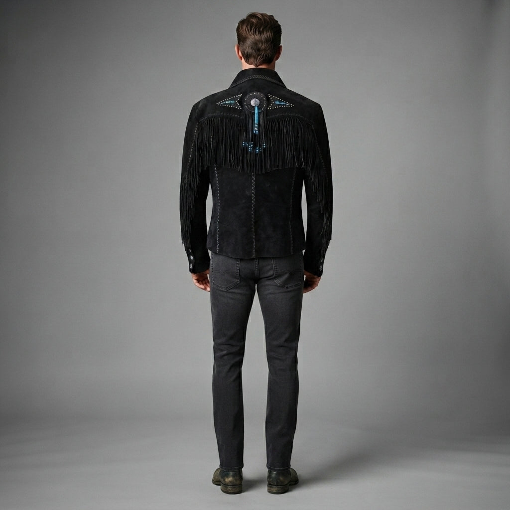 Men's BlackScully Leather Jacket