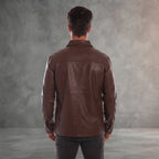 Men's Brown Scully Leather Jacket
