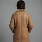 Women's Tan Shearling Jacket