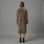 Women's Dark Grey  Shearling Jacket