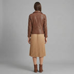 Women's Brown Leather Jacket
