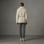 Women's White Shearling Jacket