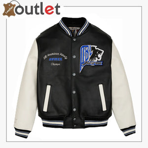 Black Lions Avirex Varsity Jacket