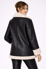 Load image into Gallery viewer, Women's Brown B3 RAF Shearling Flight Jacket

