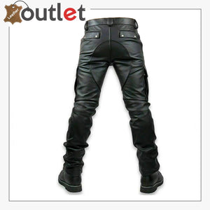 Bold and Stylish Guys in Leather Pants Leather Outlet