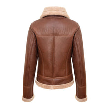 Load image into Gallery viewer, Bomber Womens Leather Jacket
