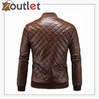 Herren Fliegerjacke aus braunem Leder
